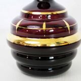 Smoked glass carafe for the 1950s