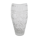 Art Deco cut crystal vase