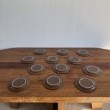 Set of 12 Niderville stoneware dessert plates