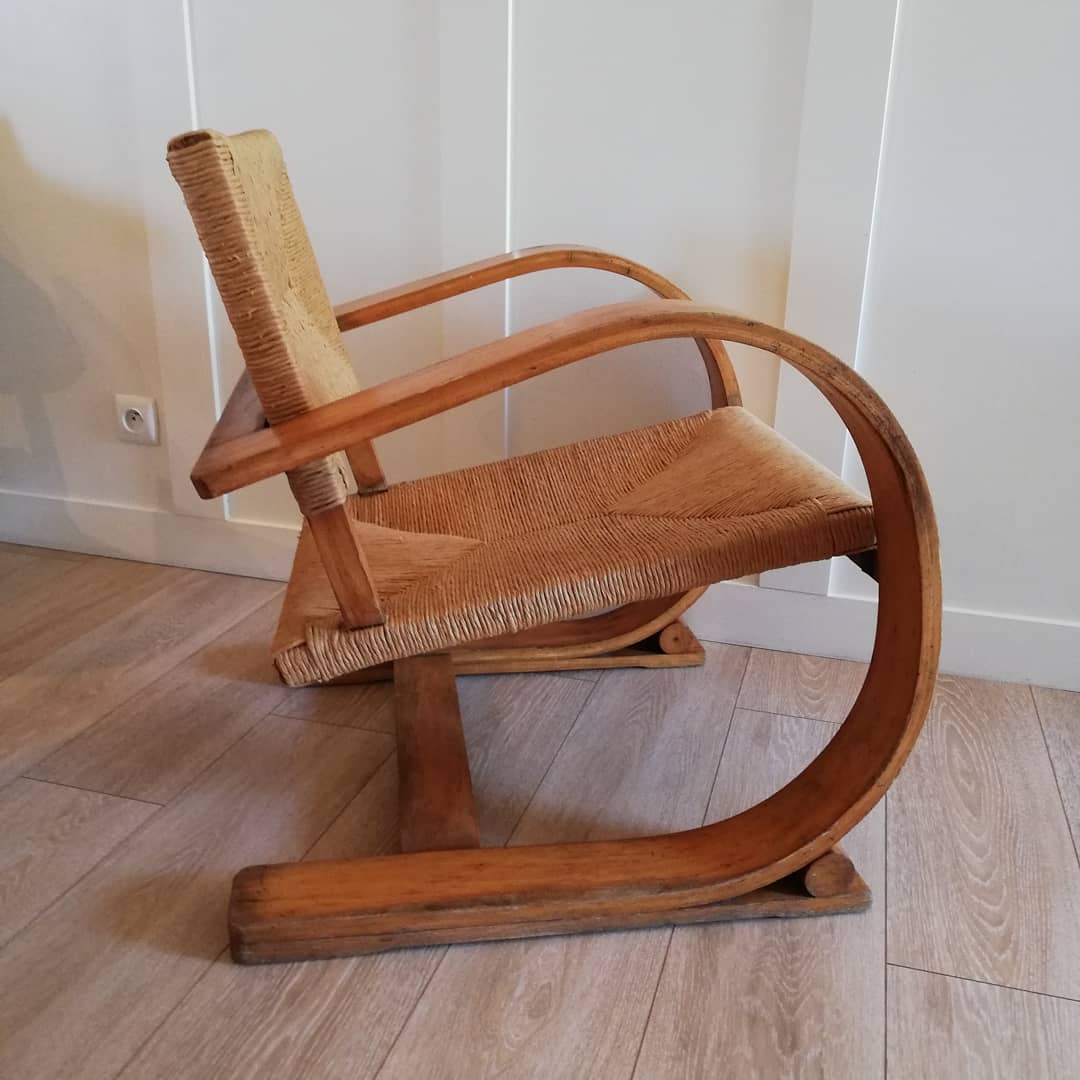 Art deco armchair by Vibo Vesoul