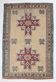 Light Yellow Red Modern Oushak Rug, 140x211Cm