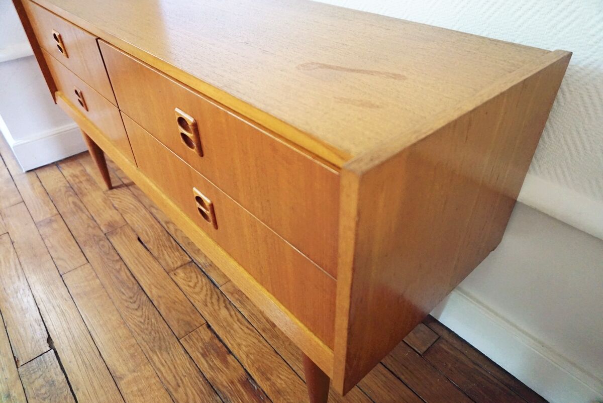 Scandinavian teak TV cabinet