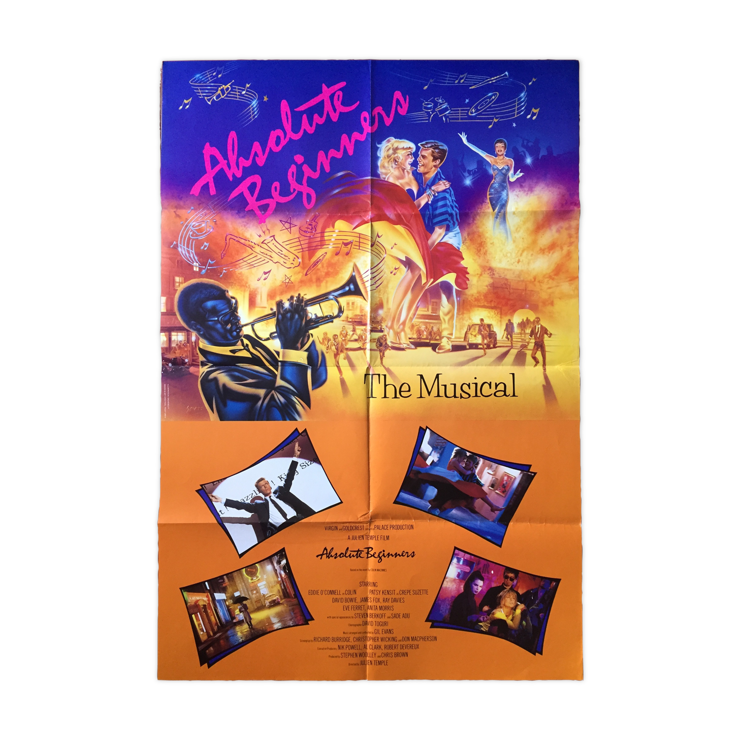 Affiche anglaise "Absolute Beginners" 1986