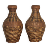 Rattan bottle