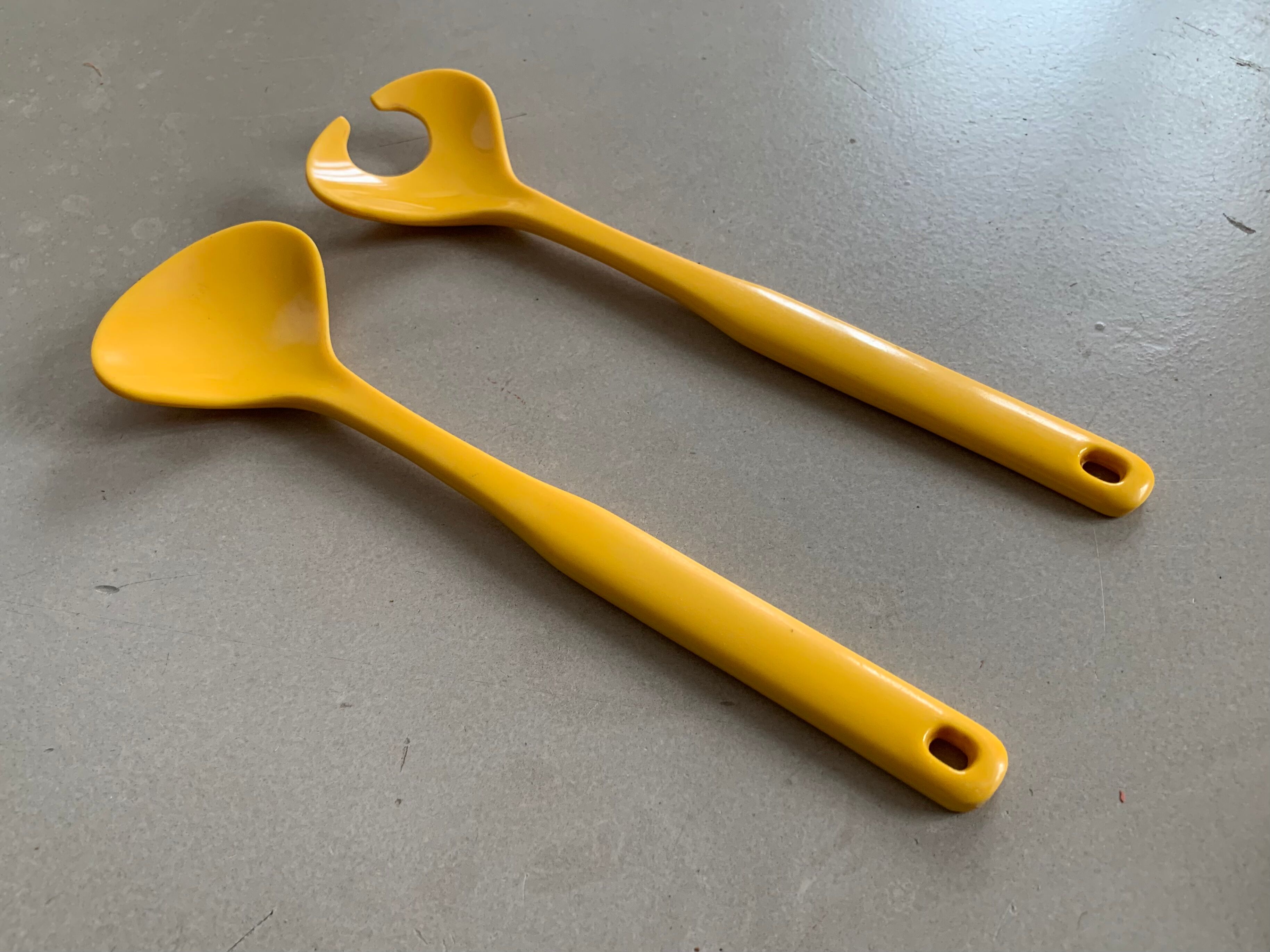 Melaminate salad cutlery