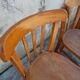 Série de 4 chaises de bistrot Luterma 1950