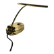 Piano or desk lamp in gilded brass