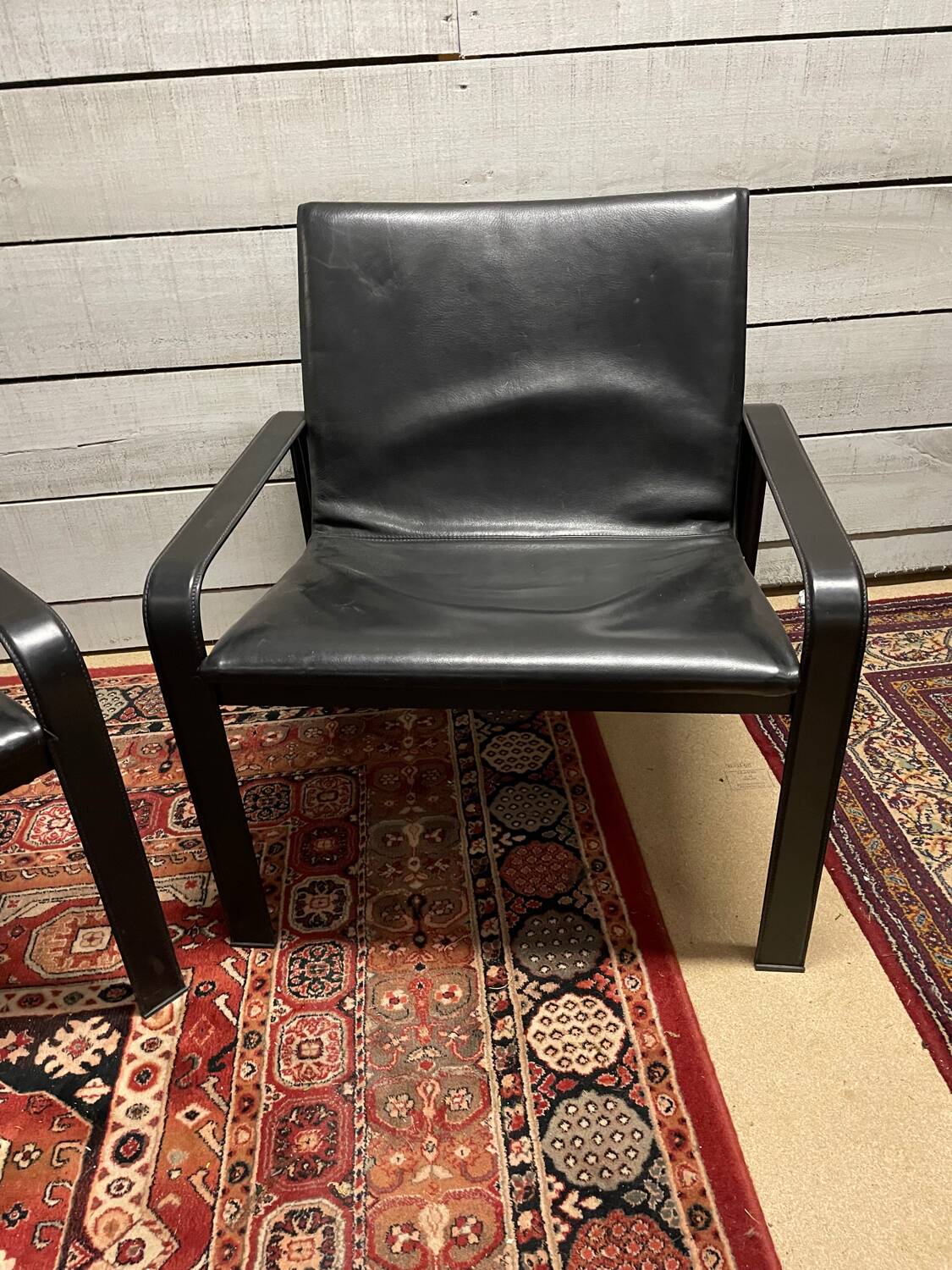 Pair of designer armchairs Matteo Grassi Italy