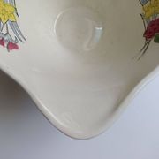 Saucière ancienne Ceranord Saint Amand à fleurs