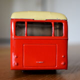 2th century painted sheet metal bus