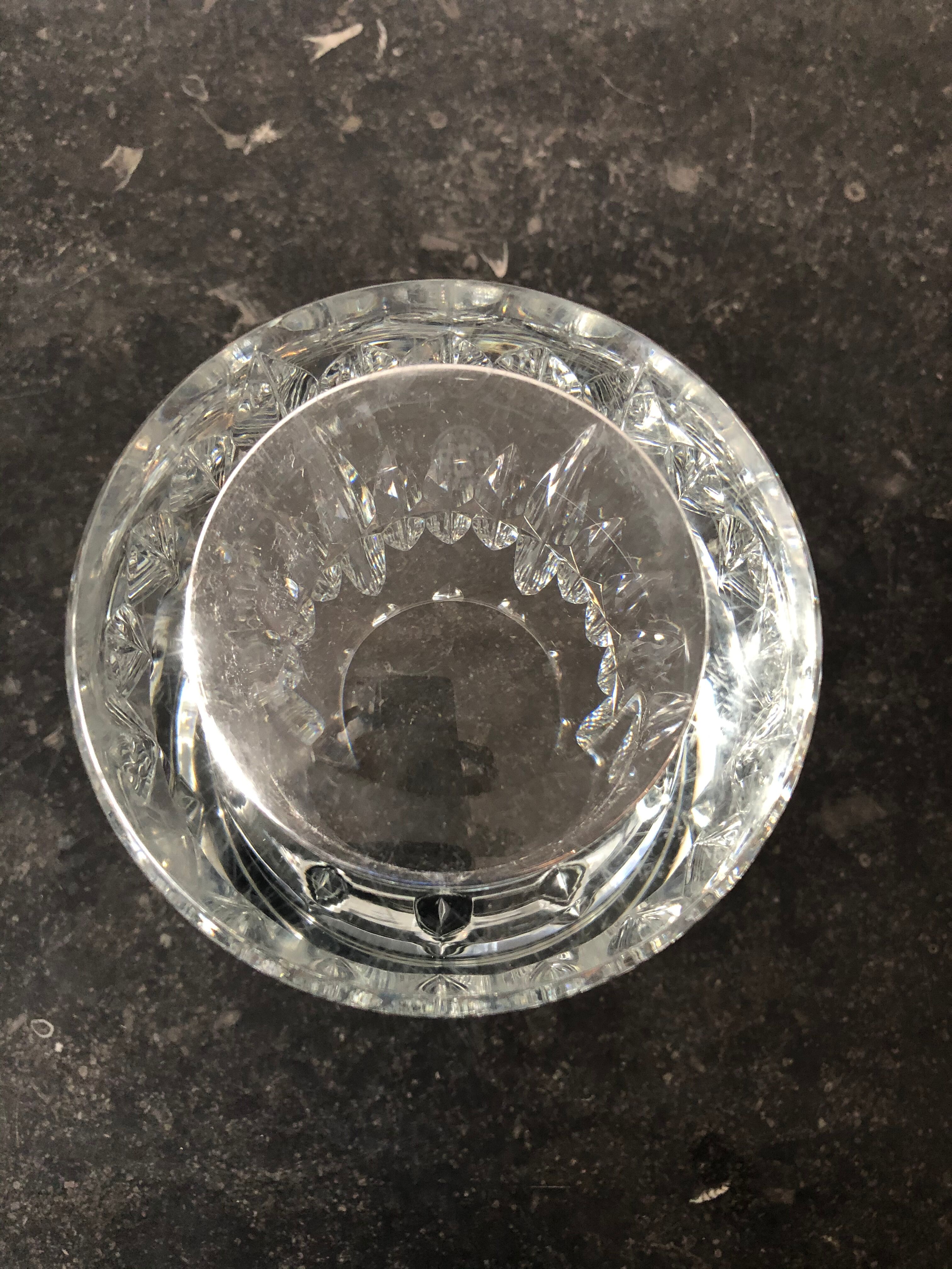 Baccarat crystal vase