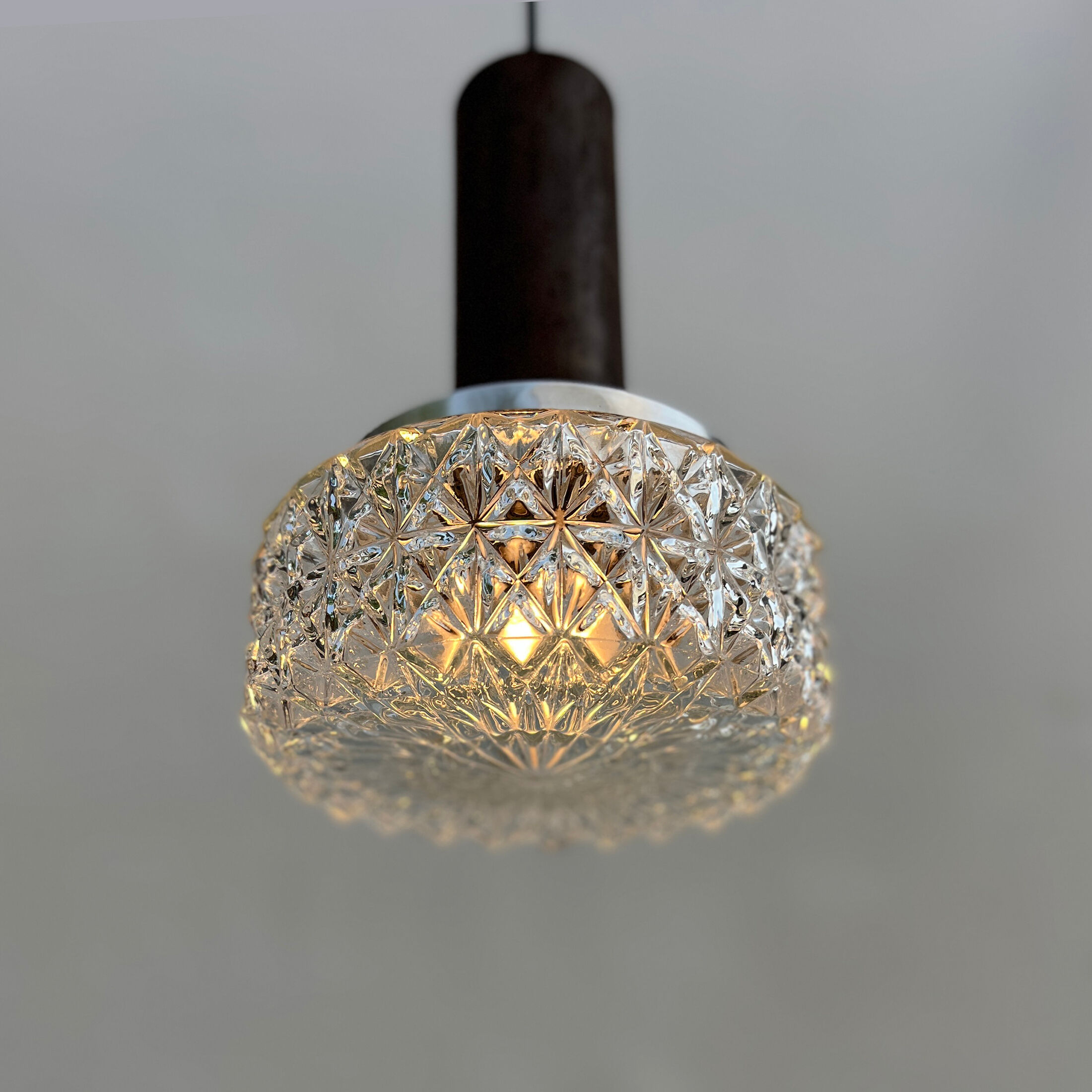 Pendant lamp by Hillebrand Germany 1970s