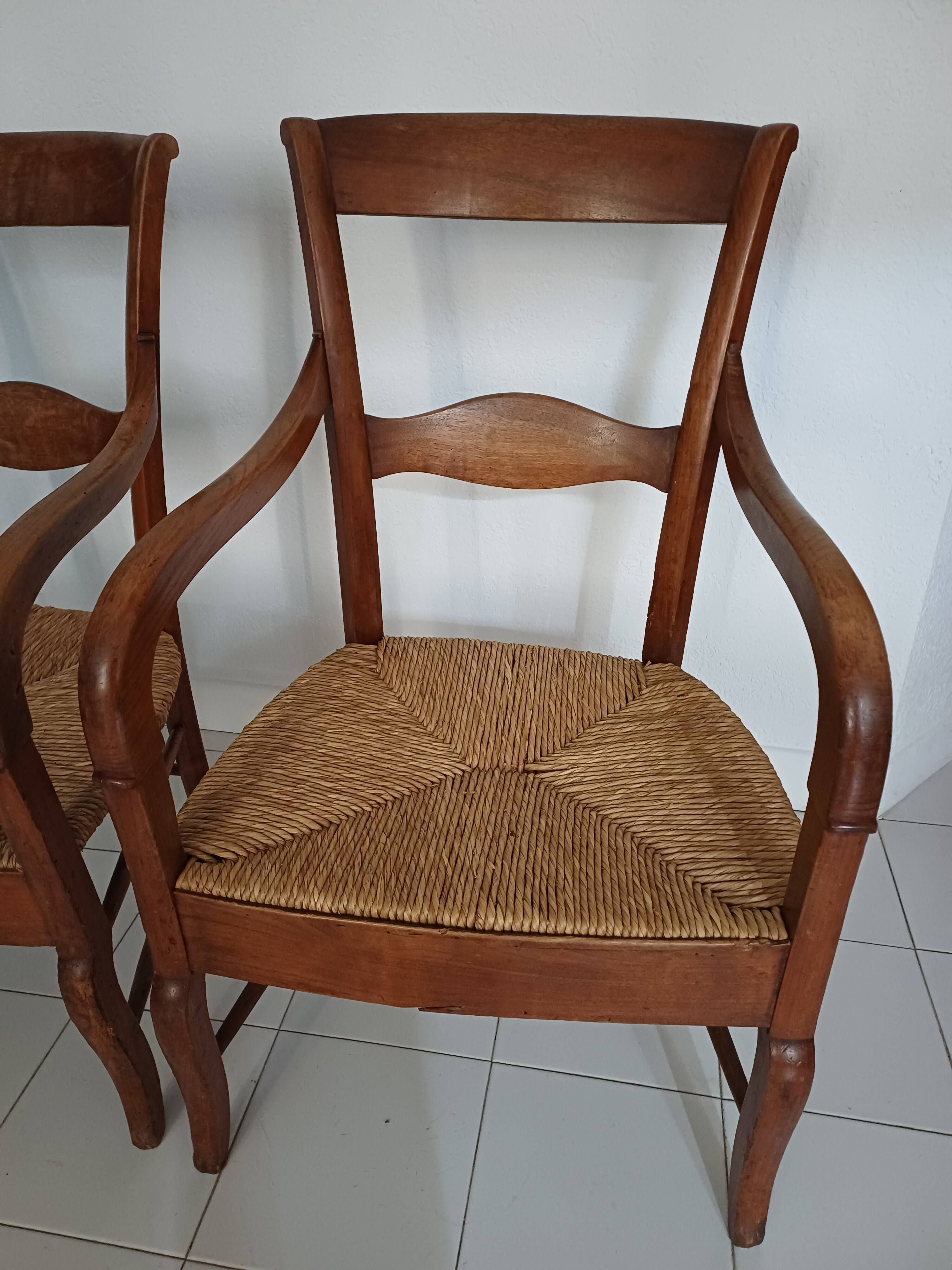 Paire de fauteuils provençaux