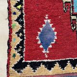 Tapis Berbère Boucherouite coloré - 145 x 267 cm