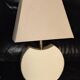 Vintage table lamp the dolphin Croissy white