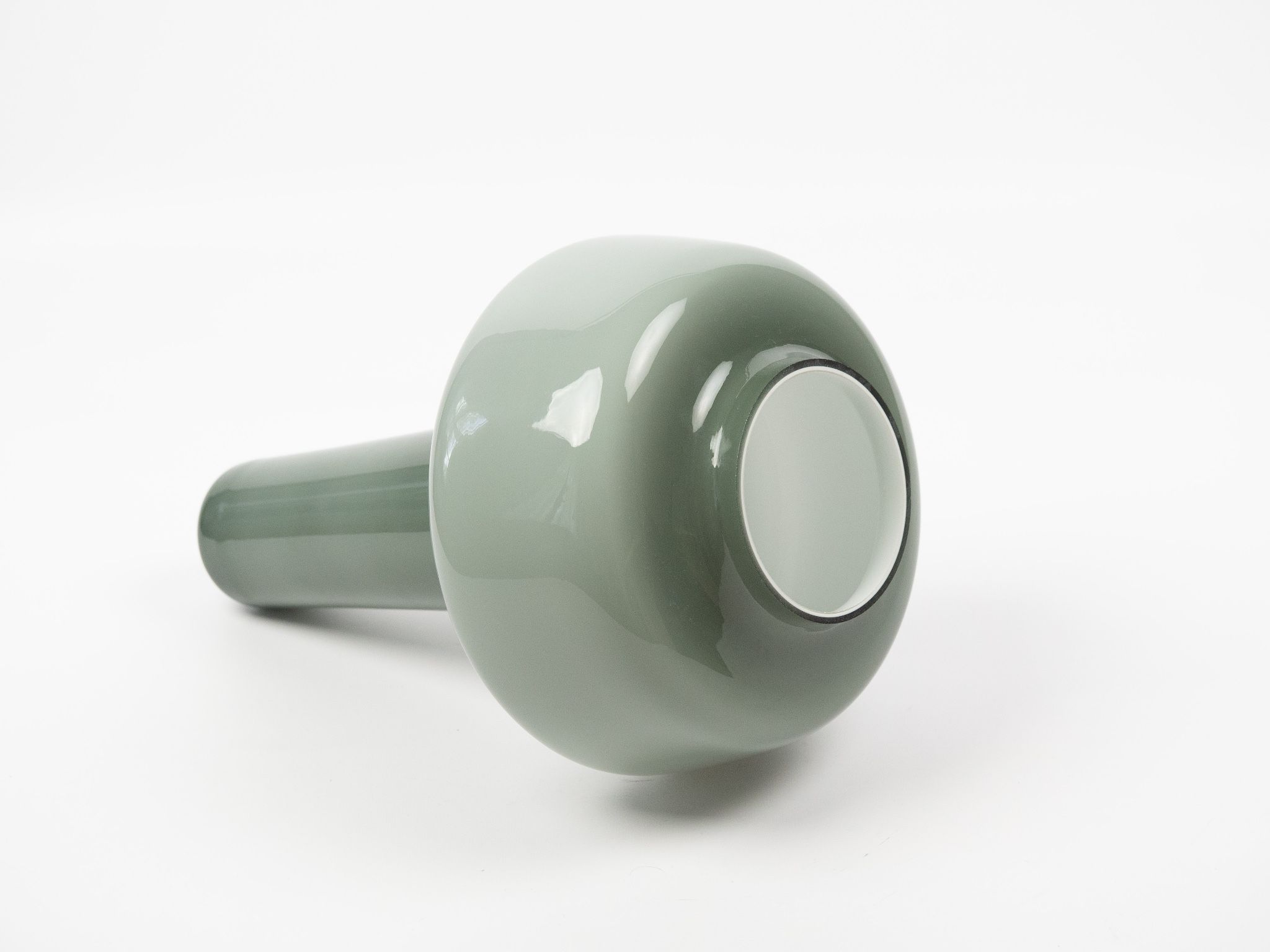 Danish vintage Kreta pendant lamp by Jacob E. Bang, Holmegaard, 1964