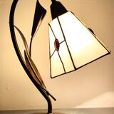 Lampe Tiffany couleur cuivrée