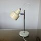 Small Italian lamp with a ball joint, chrome metal and lacquered metal, 60s 70s.