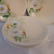 Set of 6 Longchamp 70's flat plates
