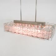 Lustre en verre par Doria, Allemagne années 1960