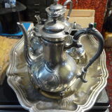 Coffee set fine silver plated metal XlXeme