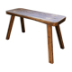 Brutalist oak bench