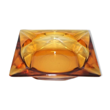 Echotray pocket tray with faceted amber glass