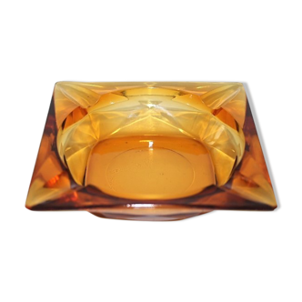 Echotray pocket tray with faceted amber glass
