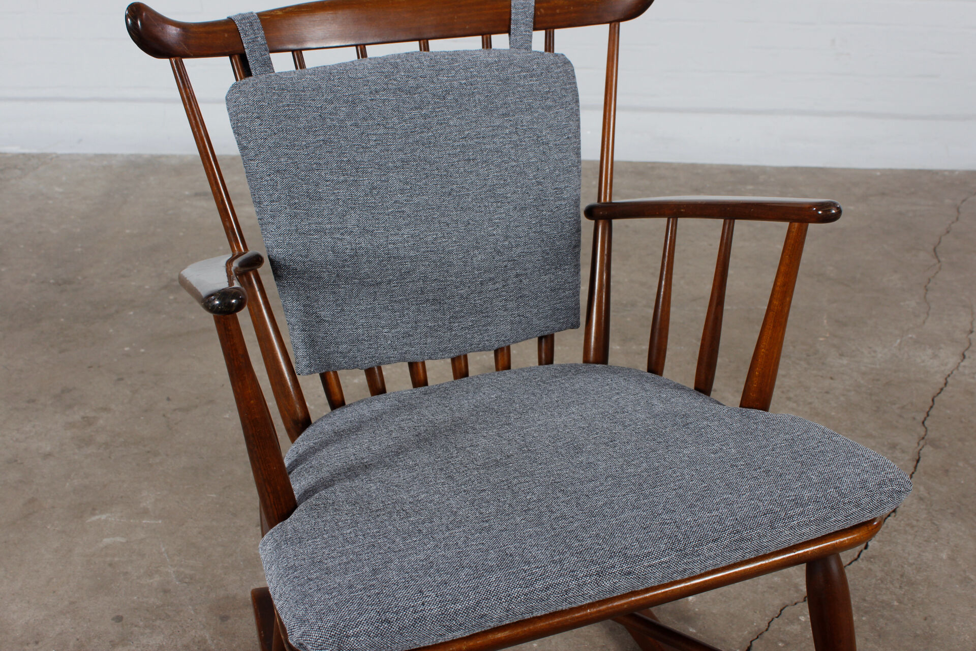 Vintage Danish Schaukelstuhl Mid Century Design 60er 70er