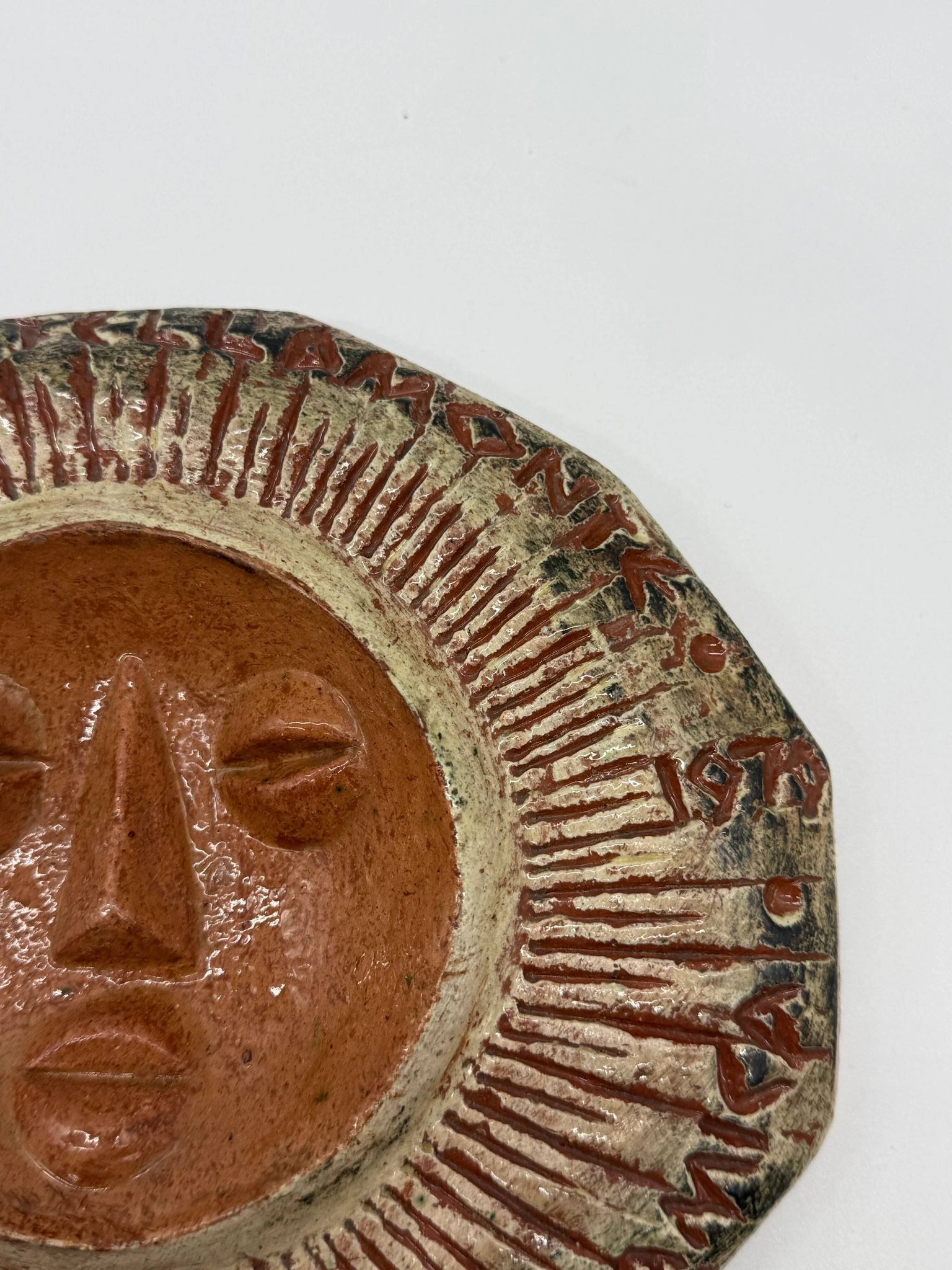 Céramique murale "Soleil" — Clizia (Mario Giani), 1979