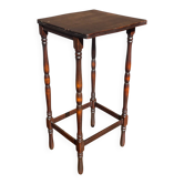 Turned Wood Style Bedside Table