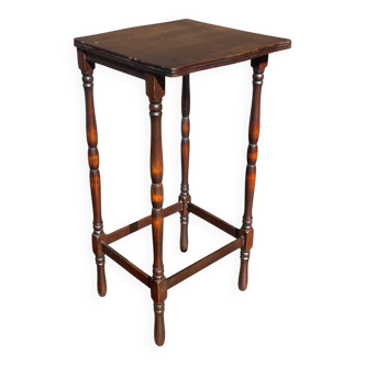 Turned Wood Style Bedside Table