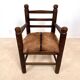 Fauteuil brutaliste dans le goût de Charles Dudouyt