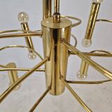 Mid Century Chandelier Designed by Sciolari, 1970's (2 available)