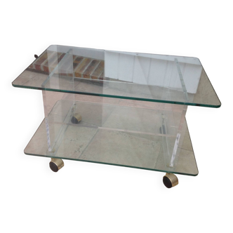 David Lange plexiglass coffee table from the 70s