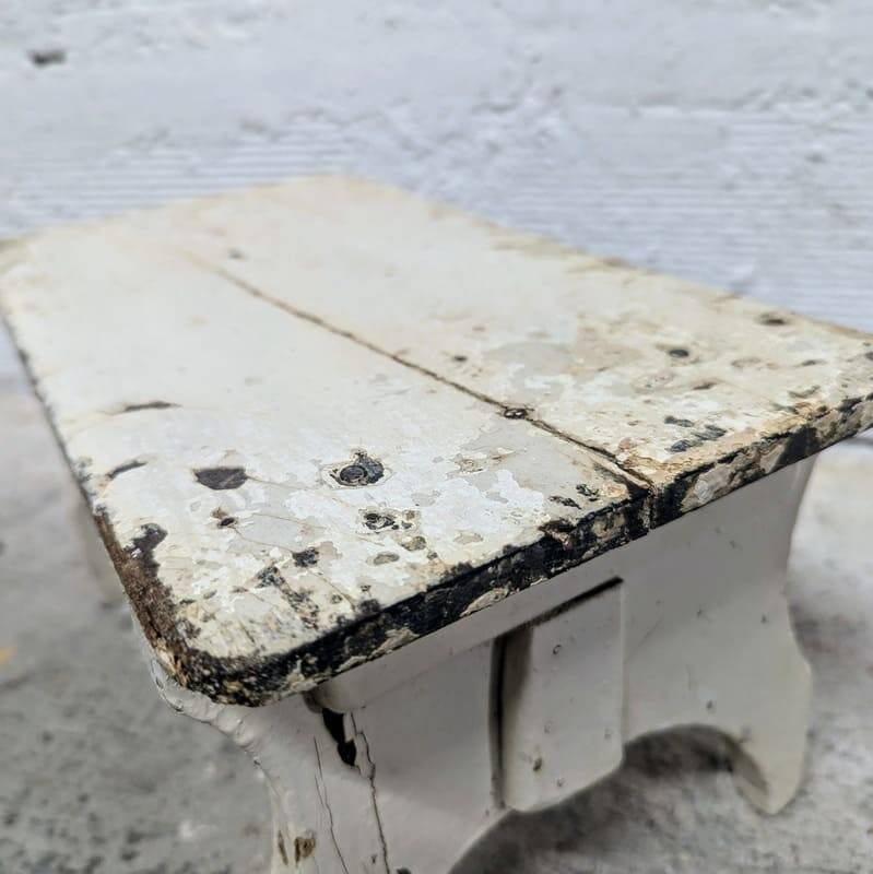 Small wooden stool / footrest