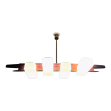 Lustre Lunel laiton et palissandre
