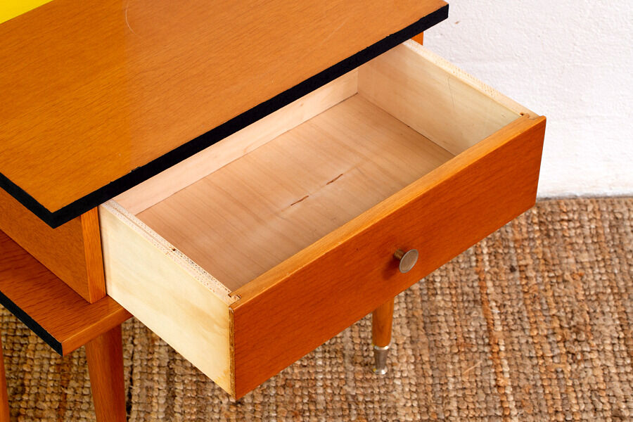 Vintage bedside table 58 cm