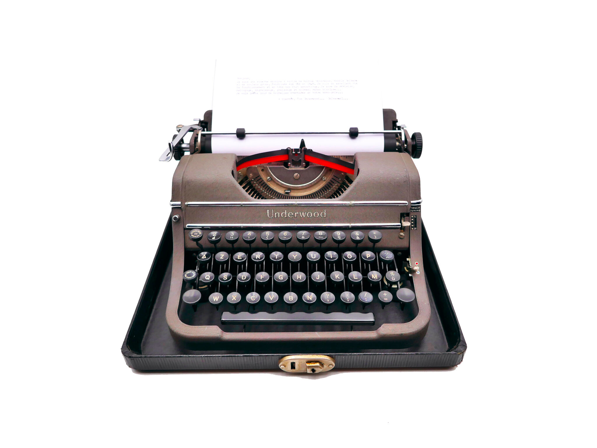 Underwood universal typewriter revised ribbon new black 1949