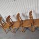 4 chaises bistrot vintage