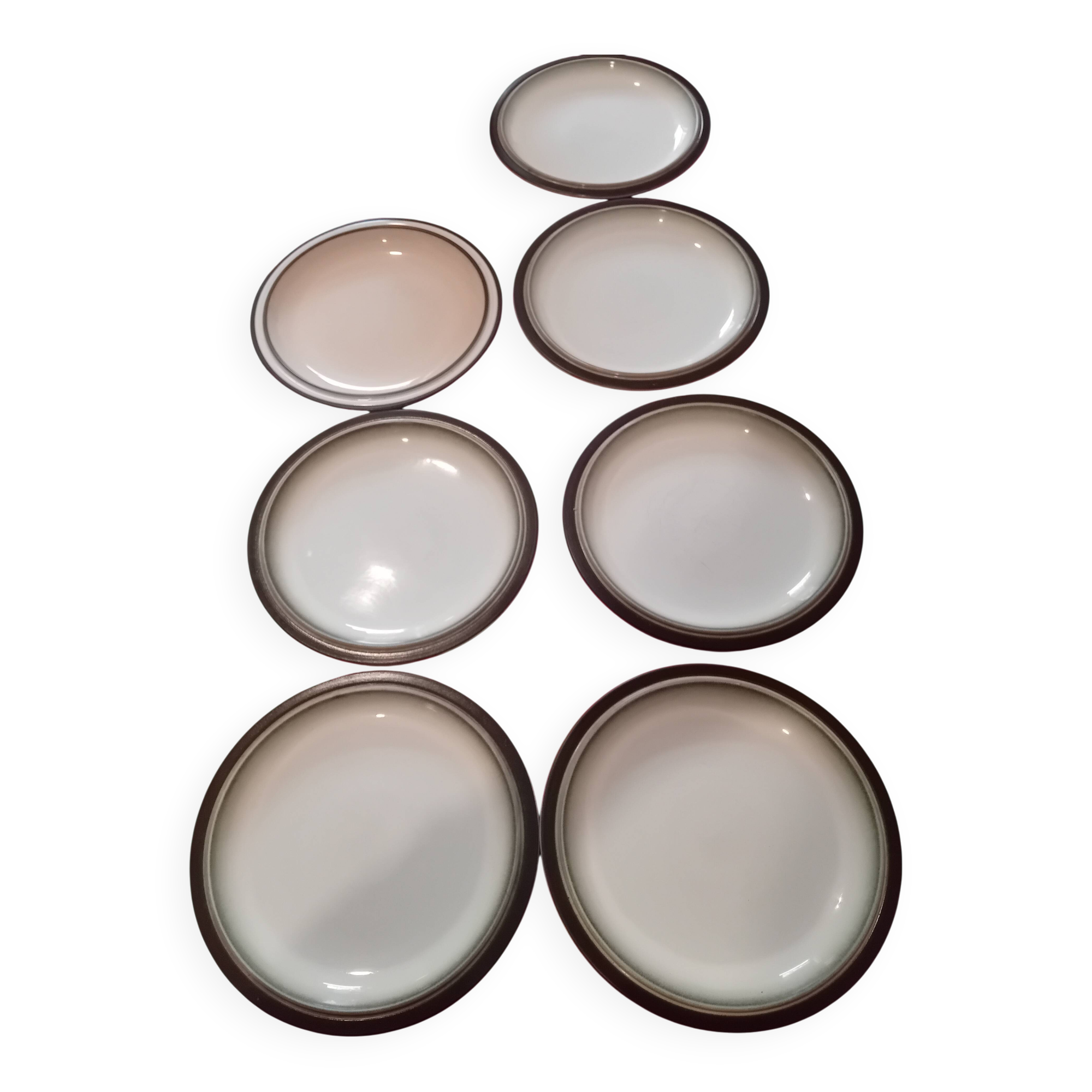 Vintage: Set of 6 Denbry English Dinner Plates