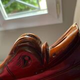 Red velvet daybed