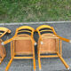 Chaise de bistro vintage industriel