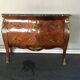 Louis XV-style chest of drawers  in rosewood marquetry