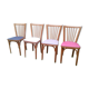 Série de 4 chaises Baumann