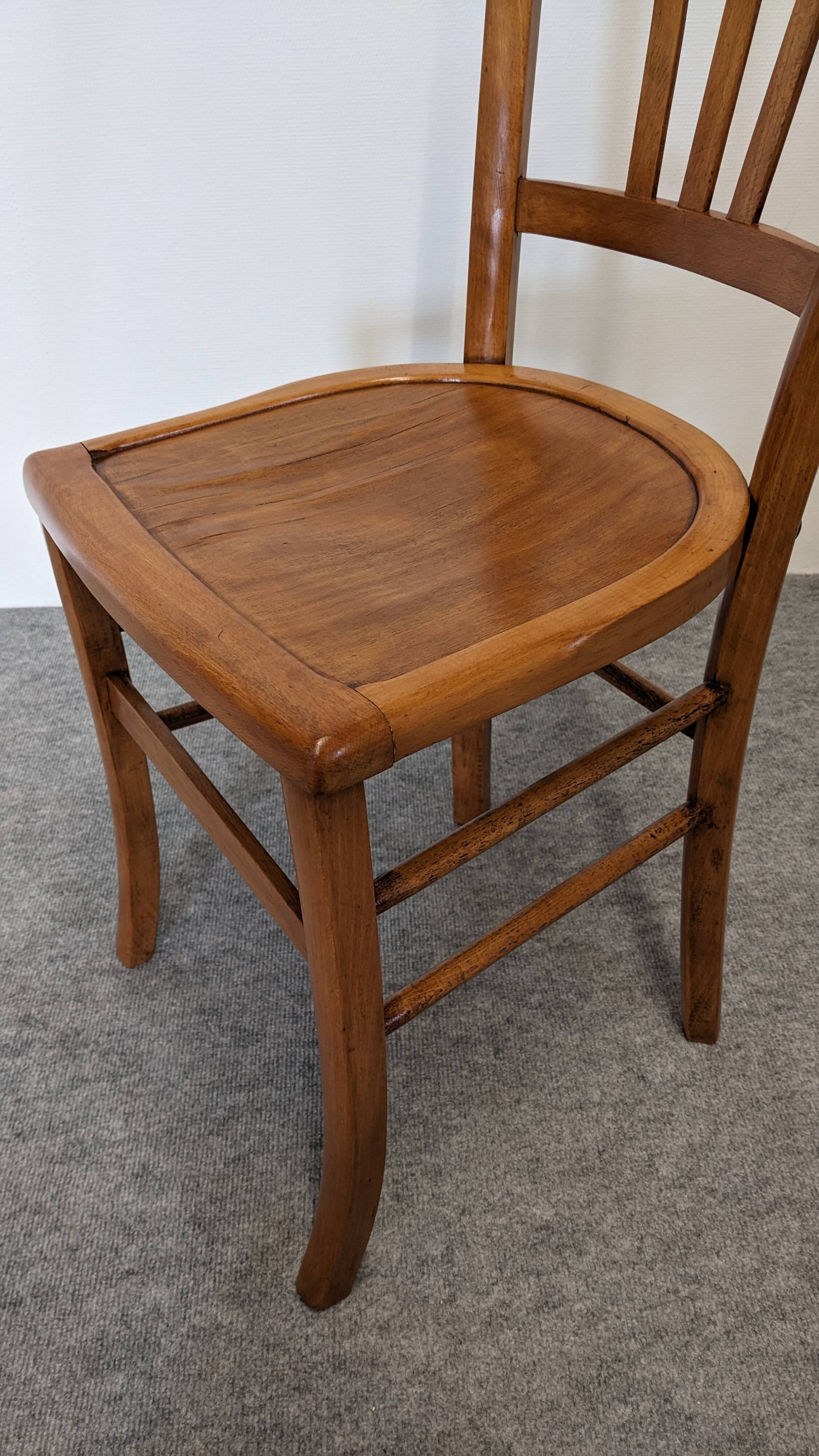 Set of 6 bistro chairs by Luterma, 50s/60s