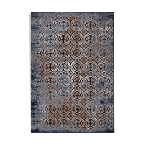 Tapis style vintage bleu