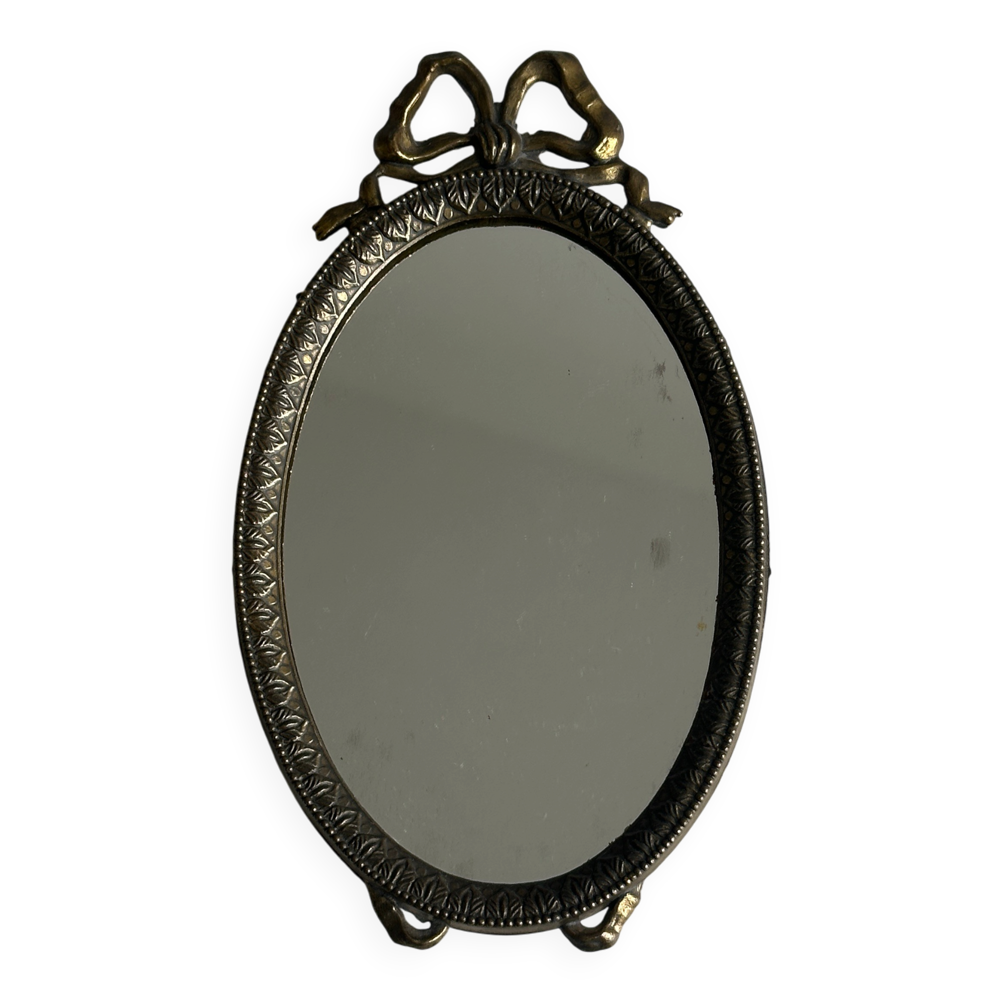 Petit miroir oval ancien