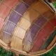 Retro egg wicker basket