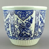 Delft Boch Royal Sphinx earthenware pot cache